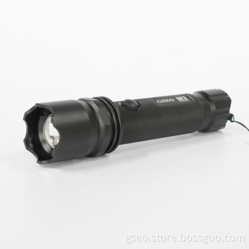 high power rechargeable tactics led flashlight